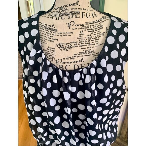 Signature Robbie Bee Womens Shift Dress Polka Dot - Picture 3 of 8